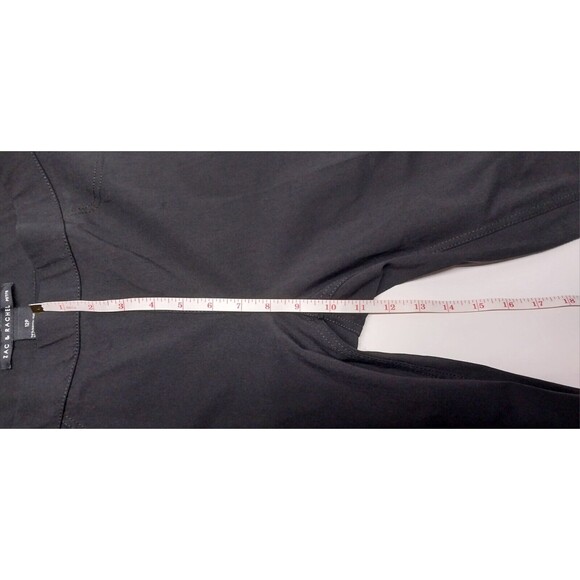 NEW Zac Rachel Womens 12P Pull On Pants Black Stretch Slim Ankle Petite Leggings - Picture 8 of 14